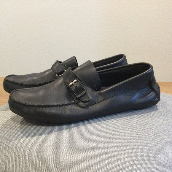 Salvatore Ferragamo Men\'s Black Loafers Sz 7.5 main image 7